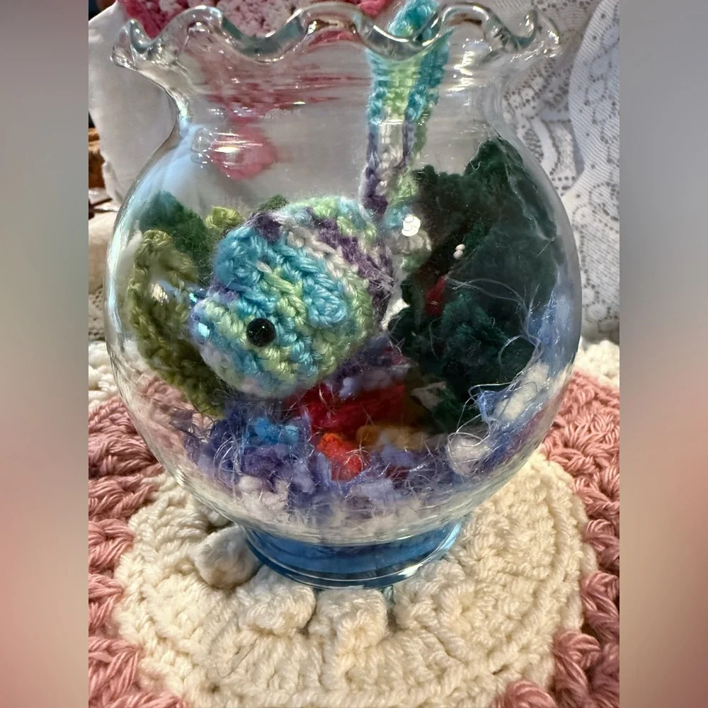 Handcrafted Multicolor Fish decor